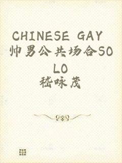 CHINESE GAY 帅男公共场合SOLO